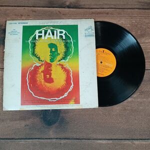 RCA Victor Hair Broadway Cast Vinyl LP 12" Black Good 1968 LSO-1150 Dynagroove